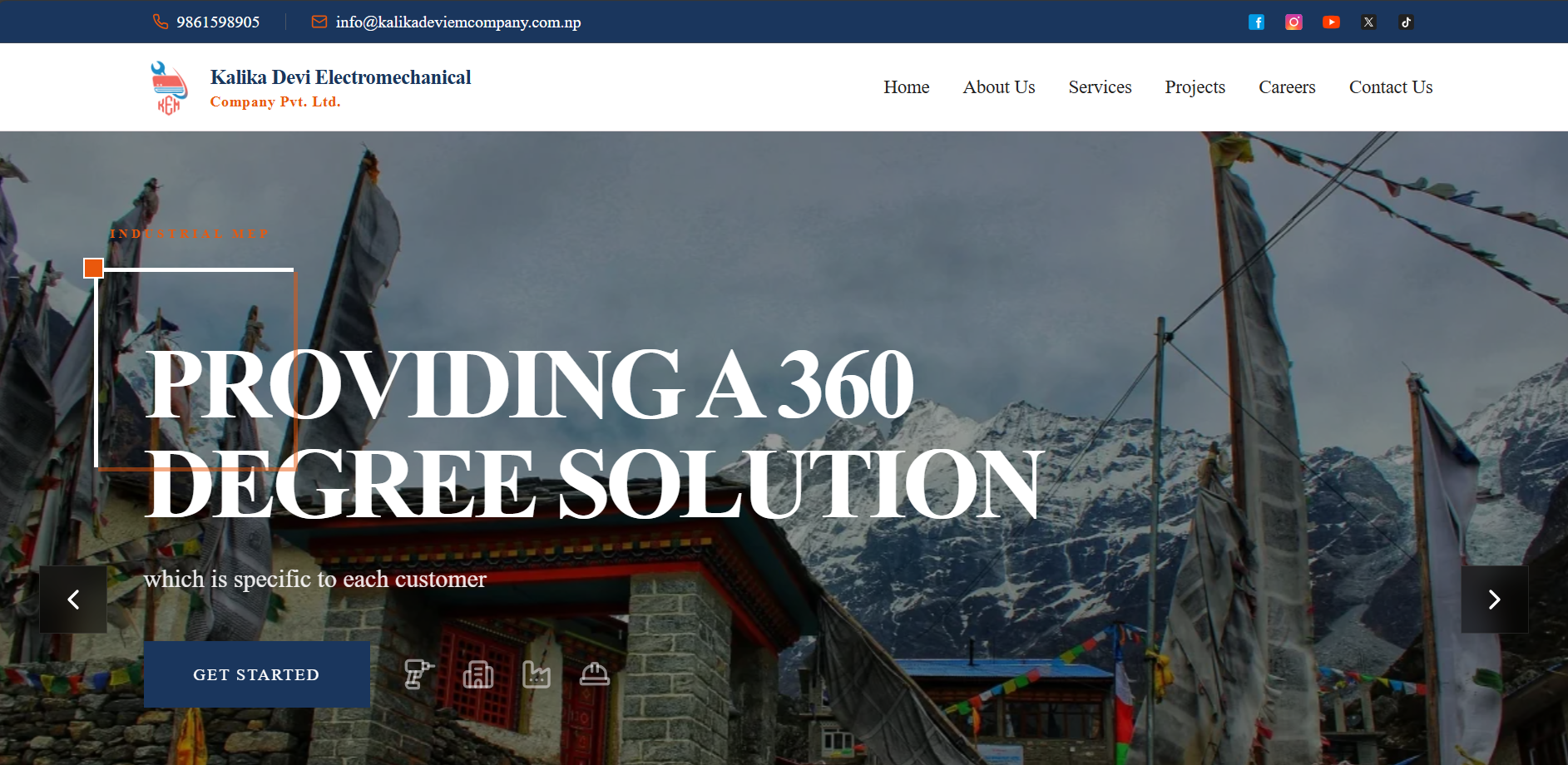 HVAC and MEP Service Website